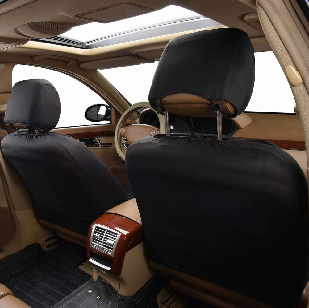 Flying Banner Sitzbezüge Auto Universal Set (Vollständige Reihe, Grau und Schwarz)